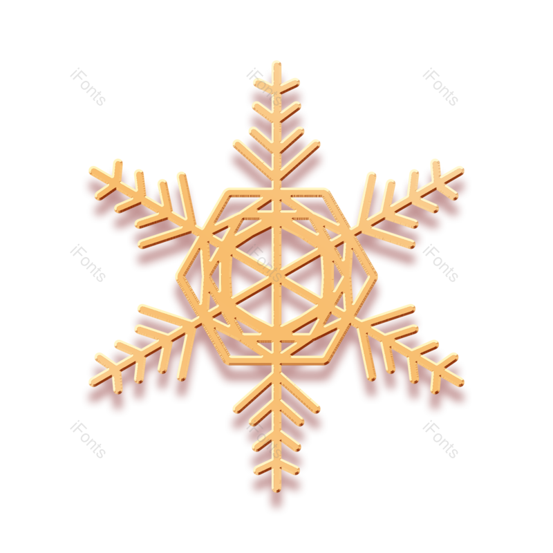雪花图片,手绘雪花元素,PNG,免抠素材